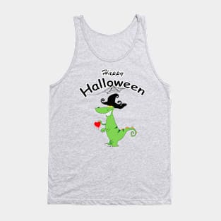 Happy Halloween.Dinosaur Tank Top